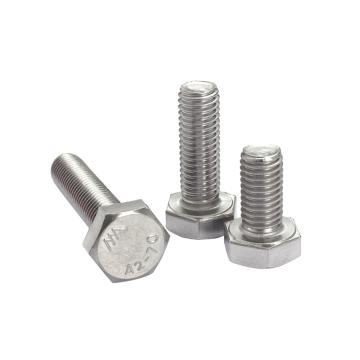 奧峰 DIN933全牙外六角螺栓,M6-1.0X35,不銹鋼304,強度A2-70